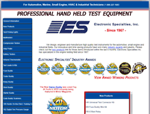 Tablet Screenshot of esitest.com